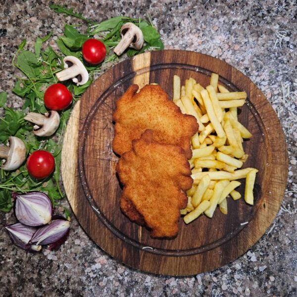 Meniu snitel pui  350g